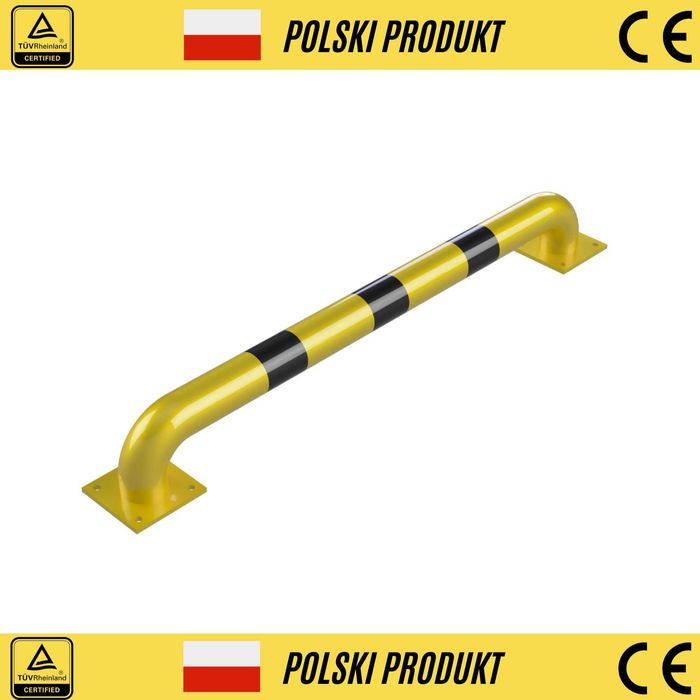 Metalowa odbojnica liniowa FI 88,9 x 1000 mm BHP