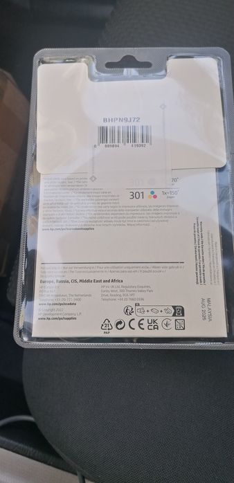 Tinteiros HP 301 Pack preto + tricolor