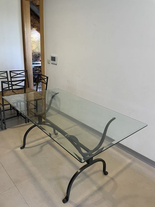 Mesa de vidro cozinha