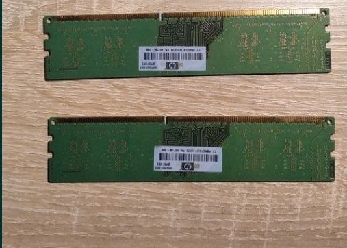 2GB DDR3 (2 x 1GB), PC3-10600U, 1RX16 jednostronne