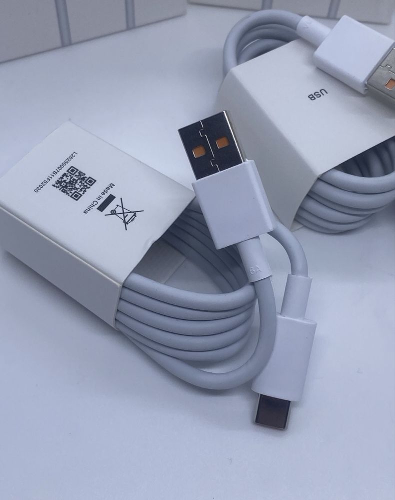 Турбо кабель USB-Type-C 6A Кабель Быстрая зарядка Turbo 6A