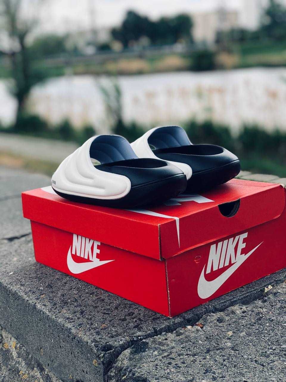 New! Тапочки Nike мужские black\white. Летнее предложение! Распродажа!