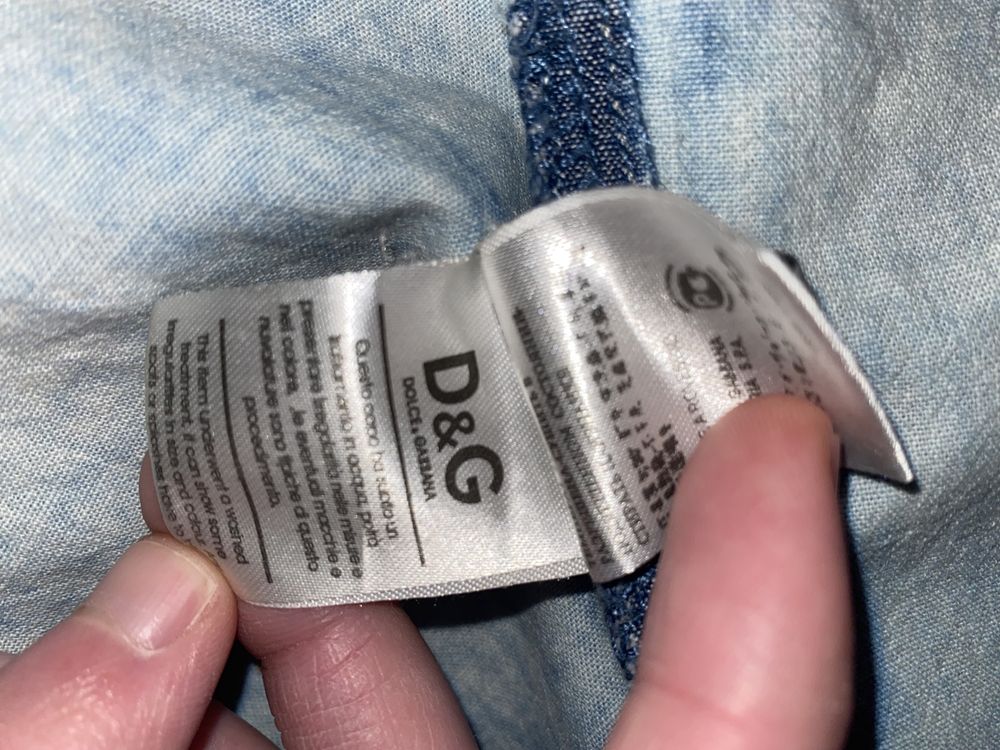 Винтажная рубашка dolce & gabbana