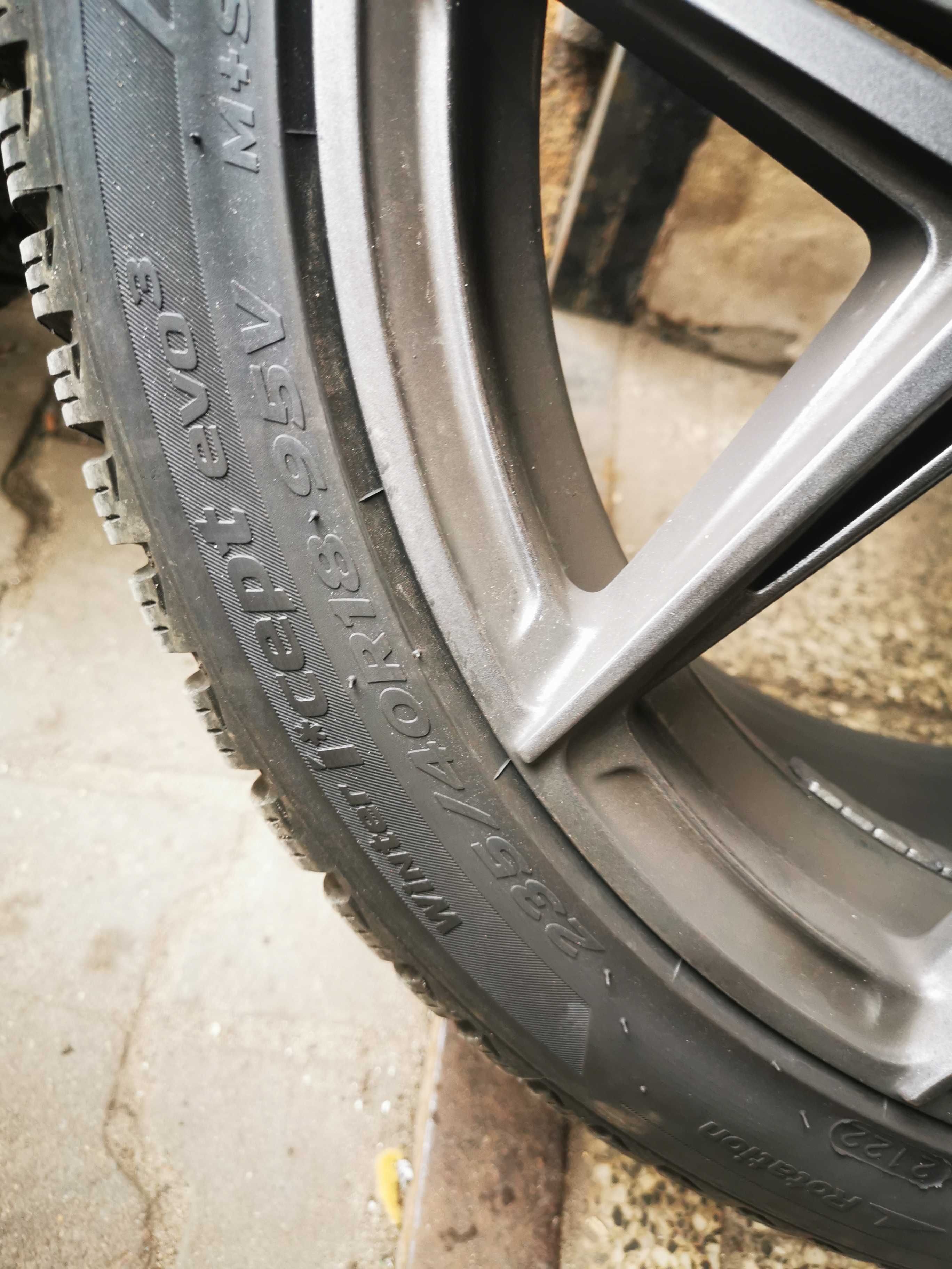 Felgi Seventy9 5 x 112 + Opony Hankook 235/40/R18 + czujniki ciśnienia