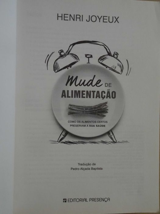 Mude de Alimentação de Henri Joyeux - 1ª Edição