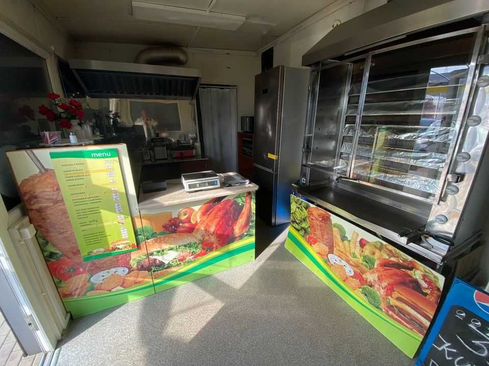 Pawilon gastronomiczny KURCZAK Z ROŻNA, KEBAB, FAST FOOD