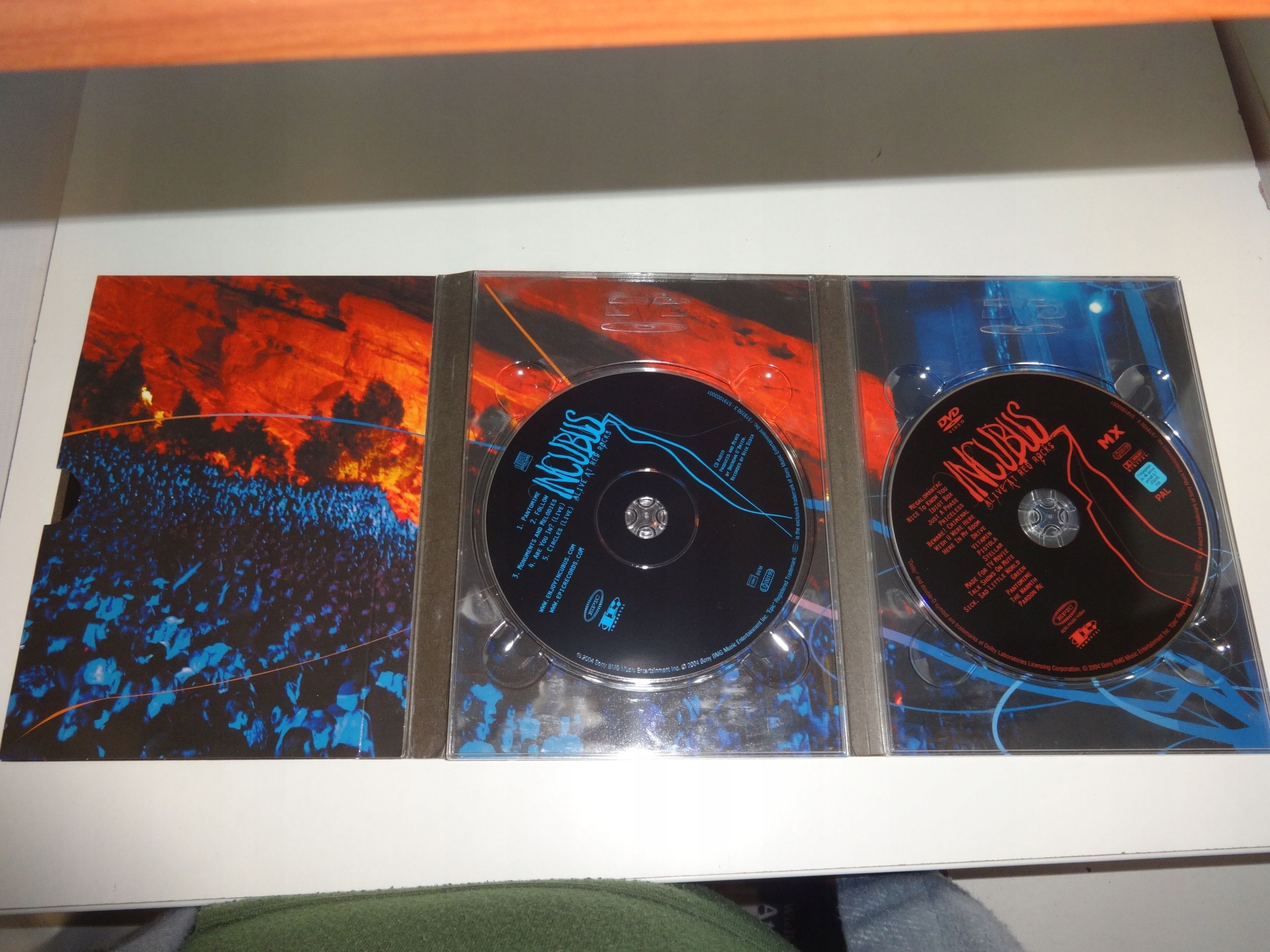 INCUBUS - ALIVE AT RED ROCKS koncert dvd + płyta cd *