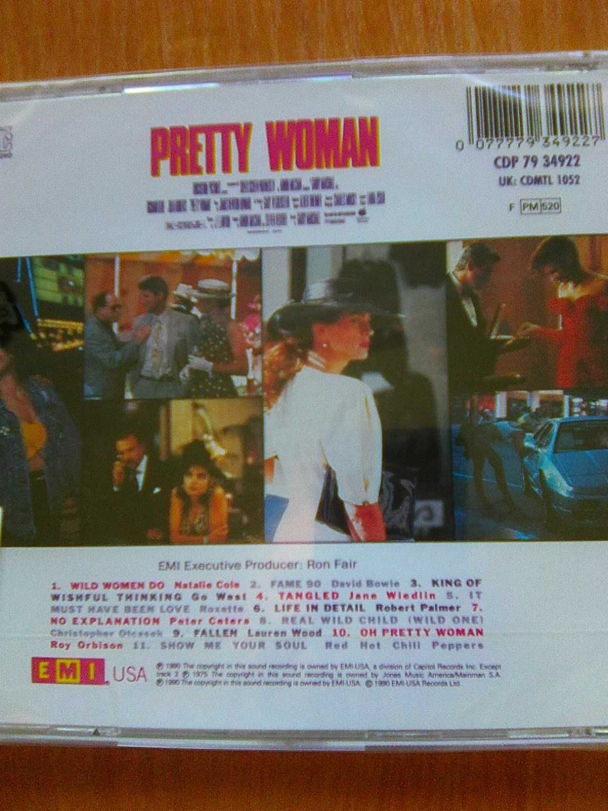 Pretty Woman Soundtrack Roy Orbison,David Bowie,Red Hot Chili Peppers