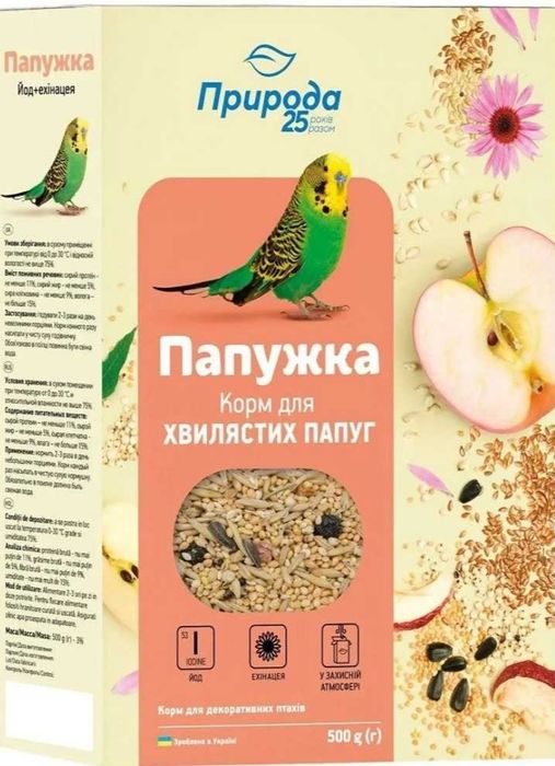 корм для папужок