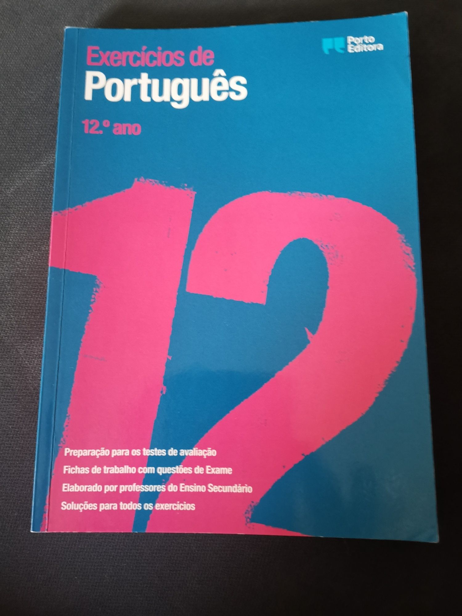 Livro novo  de exercícios de português 12° ano