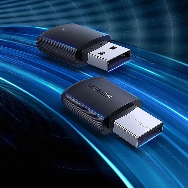 Ugreen dwuzakresowy adapter zewnętrzna karta sieciowa USB - WiFi 11ac