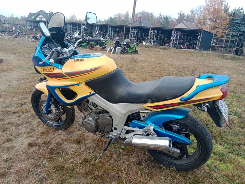 Yamaha tdm850 tdm 850 silnik lagi moduł koło felga bak tarcza części
