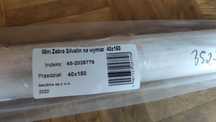 Roleta dzień i noc  Zebra Silvalin 150x39 o wartości 80zł!