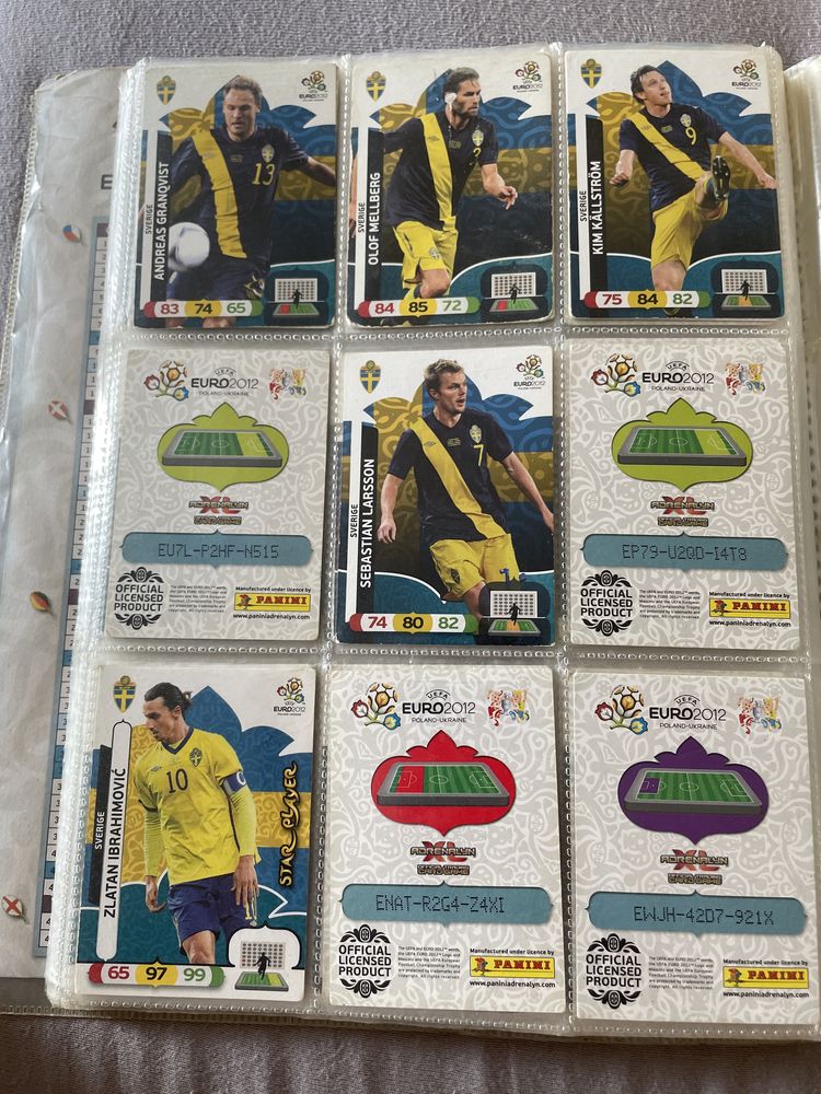 Panini-Euro 2012 album oraz karty