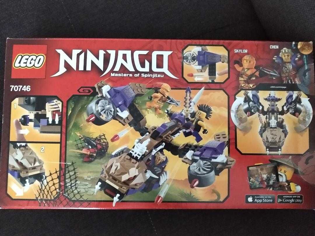 LEGO Ninjago 70746 (7-14) - Atak Śmigłowca Condrai - kompletny