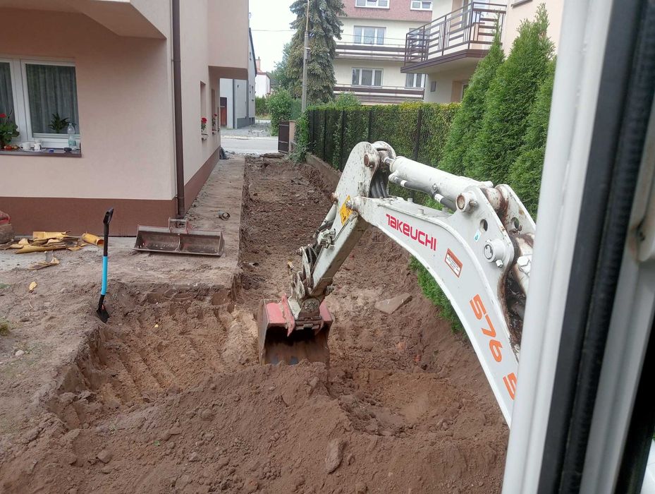 Prace Ziemne/ Minikoparka /Wiertnica/wywrotka