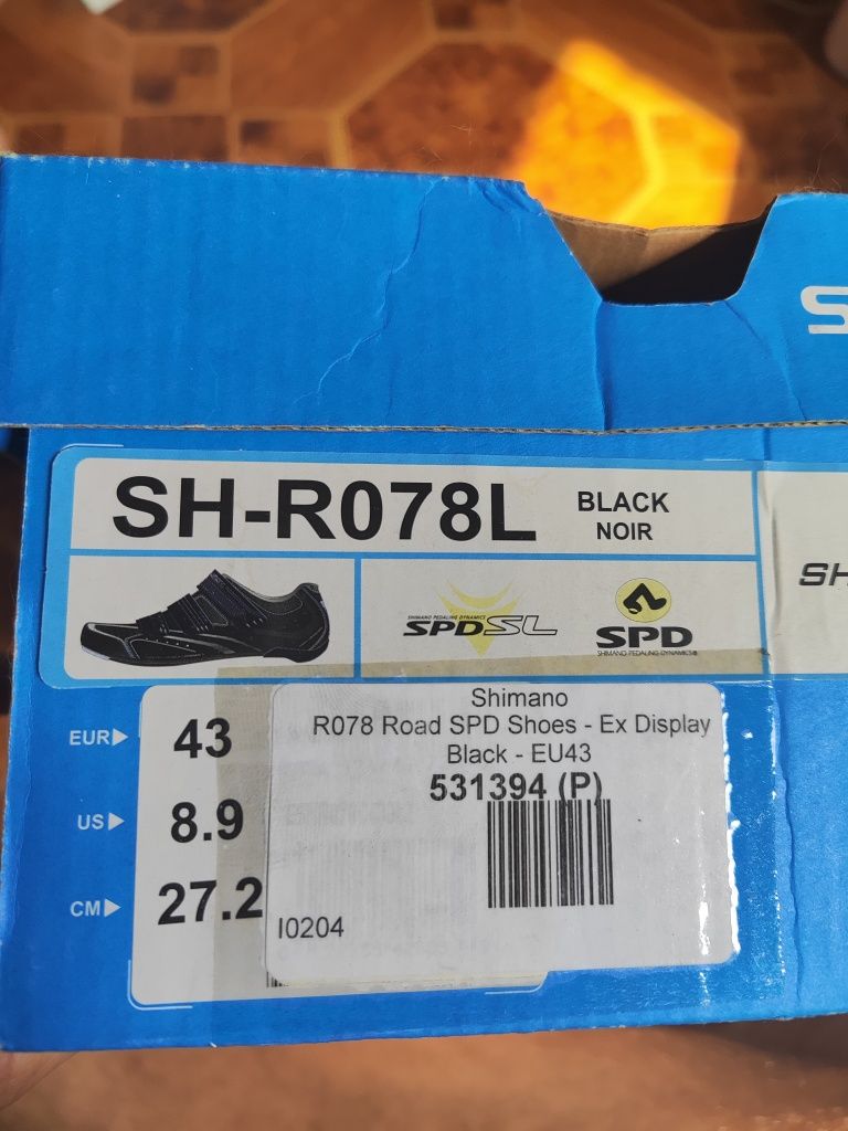Продам велотуфли Shimano SH-R078l шоссе