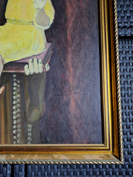 obraz św. święty Antoni z Padwy z dzieciątkiem Jezus 90 x 75 cm