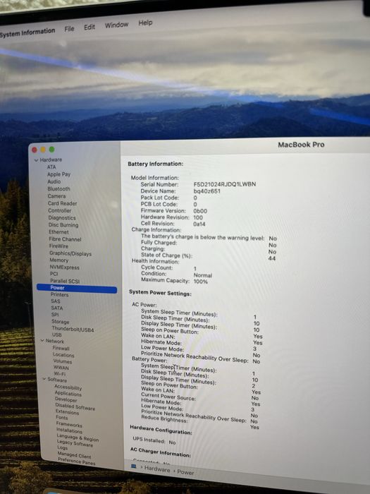 Apple MacBook Pro 16 M1 Pro 16 / 512Gb Silver