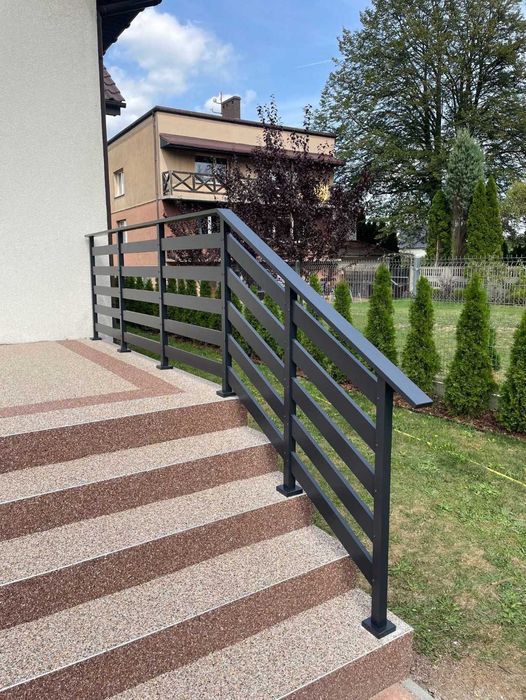 Balustrady balustrada nierdzewna malowana proszkowo stali nierdzewnej
