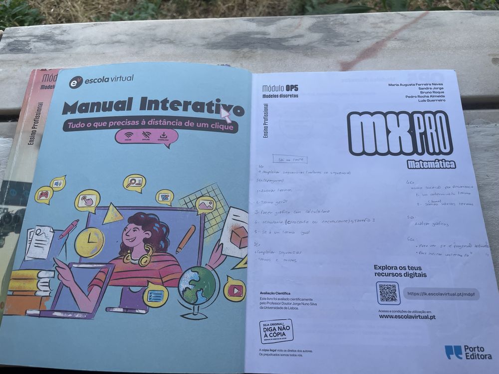 Manuais de matematica curso profissional 10ano