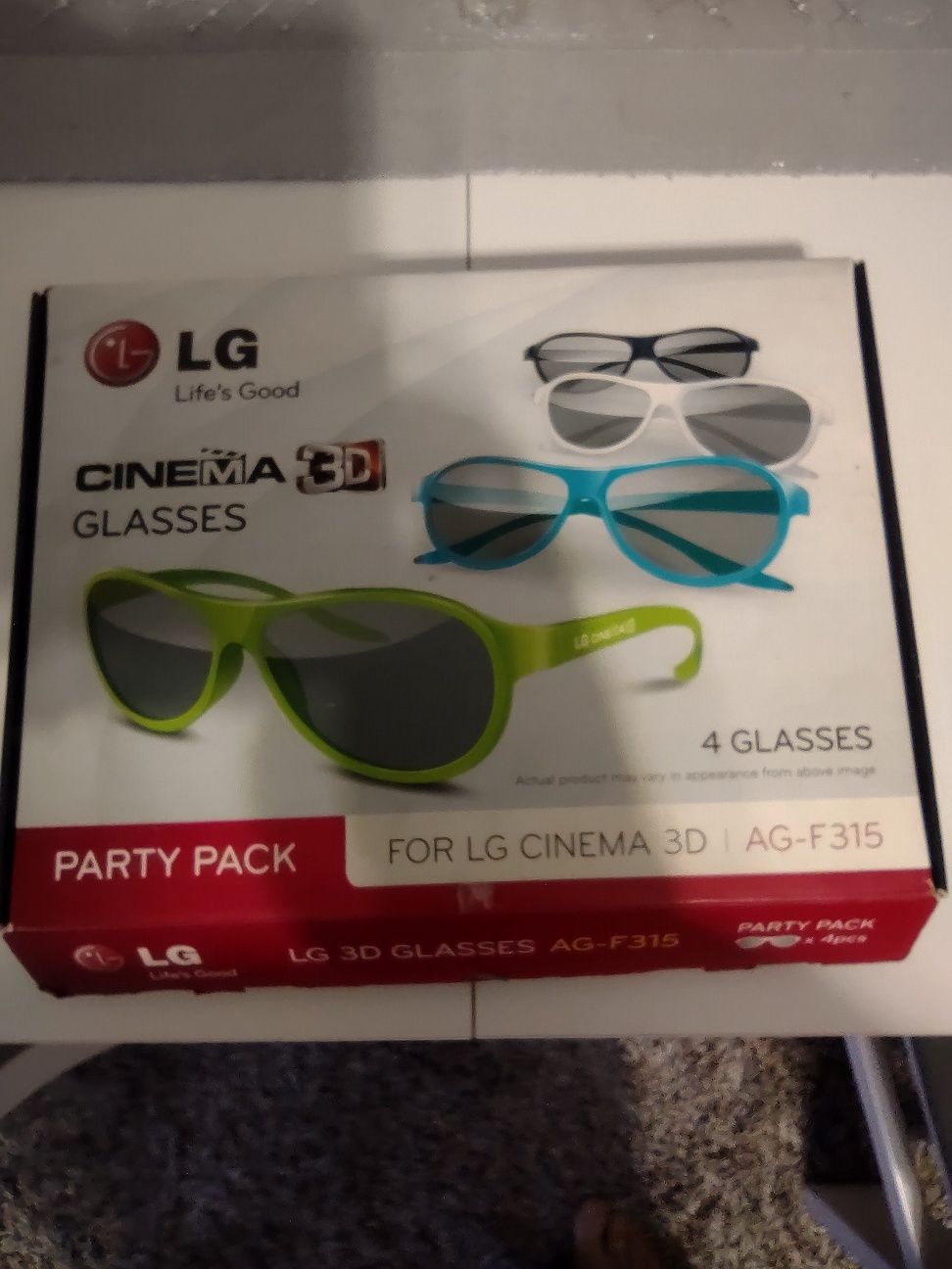 Sprzedam okulary 3D LG cinema