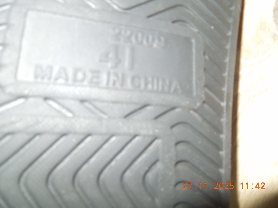 Domowe Kapcie Damskie rozm.41 na grubej platformie - szeroka stopa