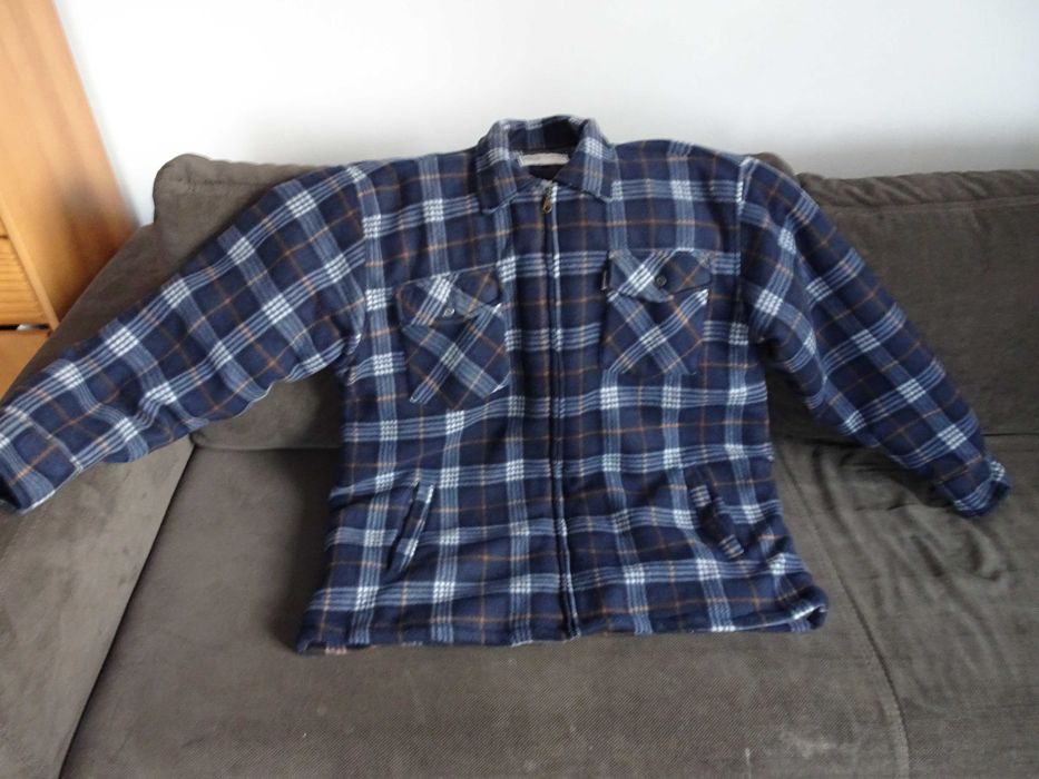 Męska kurtka / koszula polarowa na misiu, rozmiar XL