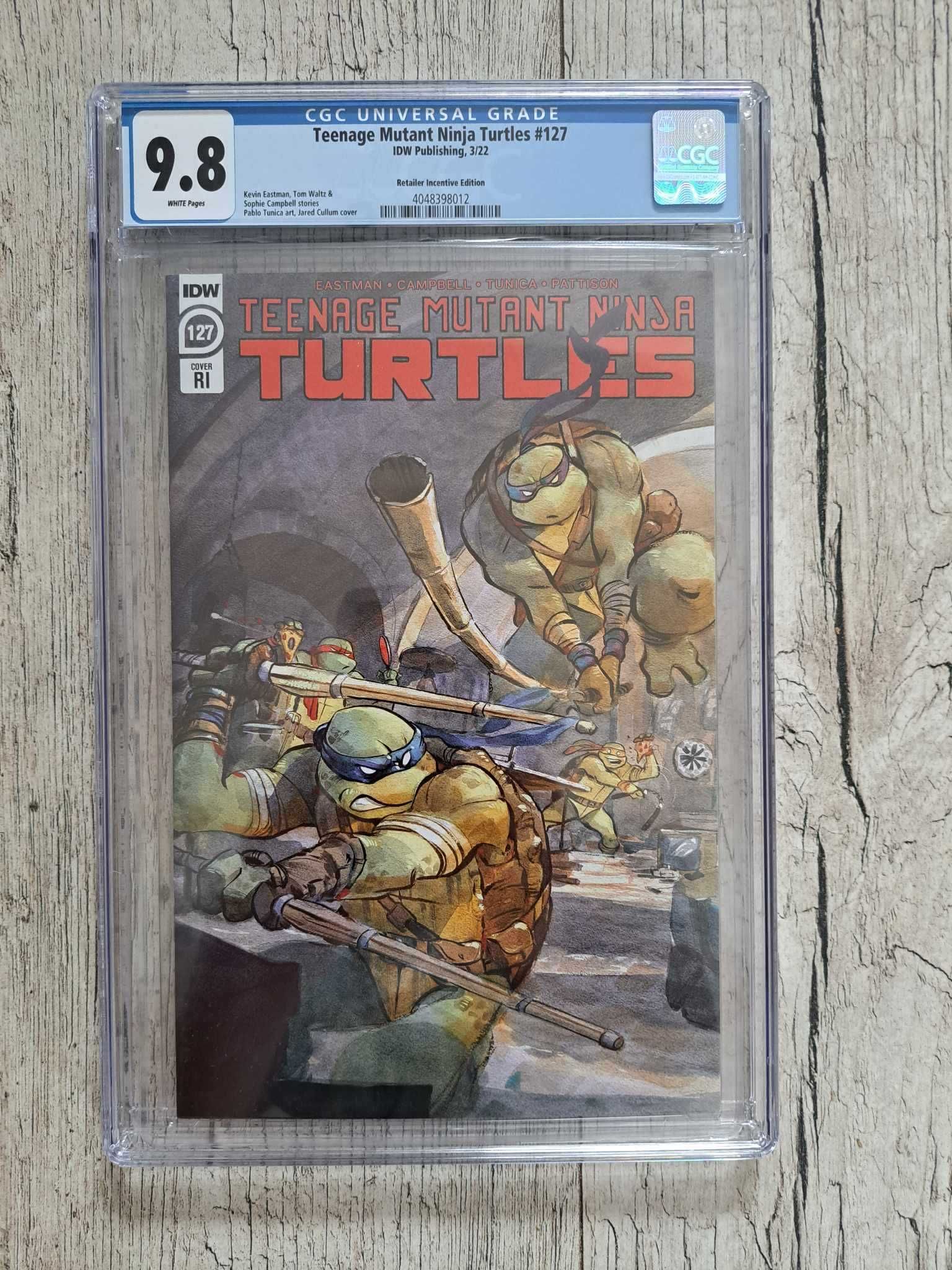Teenage Mutant Ninja Turtles #127 CGC 9.8 Retail Edition 1st App Venus