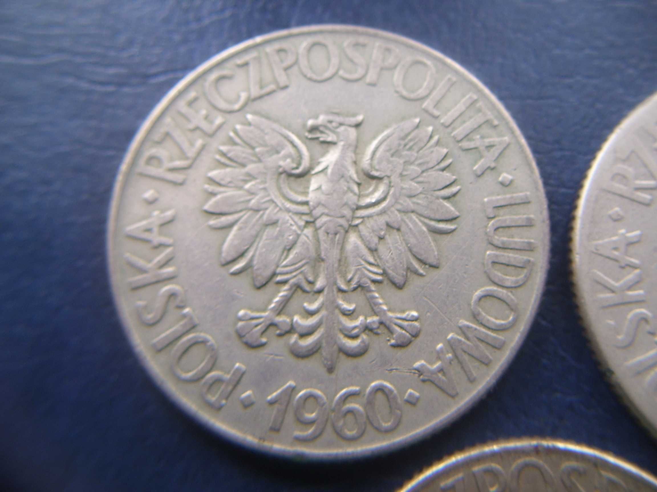 Stare monety 10 złotych 1959 , 1960 ,, 1966 Tadeusz Kościuszko PRL