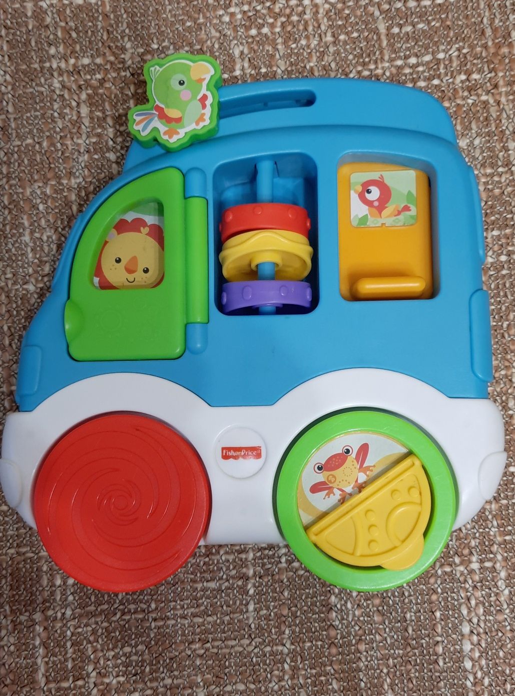 Автомобіль зі звірятами Fisher-Price машинка розвиваюча