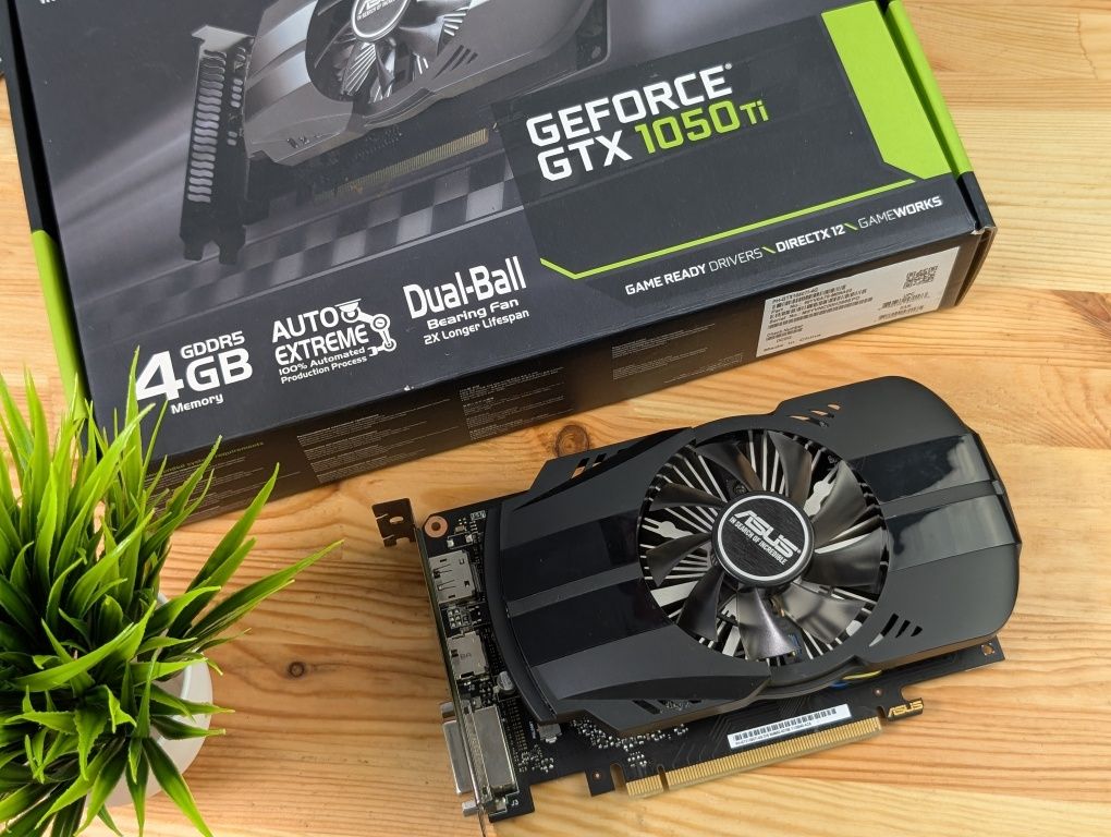 Відеокарта ASUS PHEONIX GTX 1050Ti 4GB (GDDR5)
