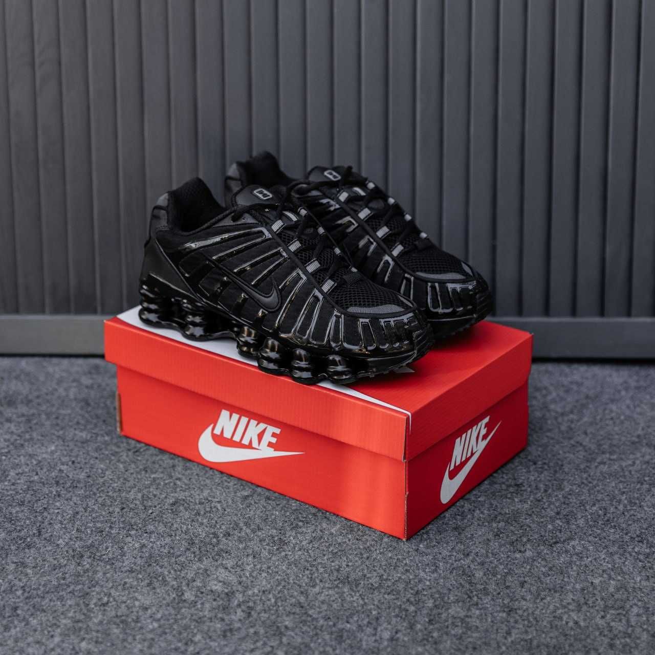 Чоловічі кросівки Nike Shox TL чорний 3011 СУПЕР ШОК