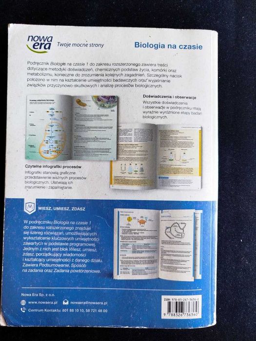Biologia na czasie - 1.  Zakres rozszerzony