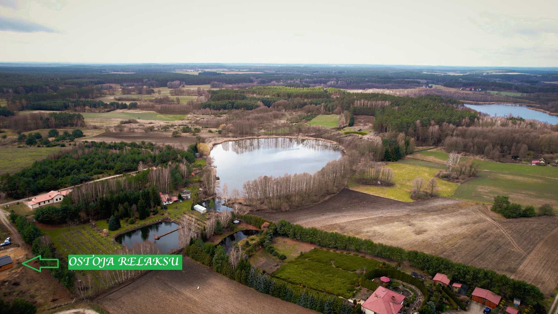 Domek całoroczny z sauną na wyłączność.  Blisko Lasy , Jeziora