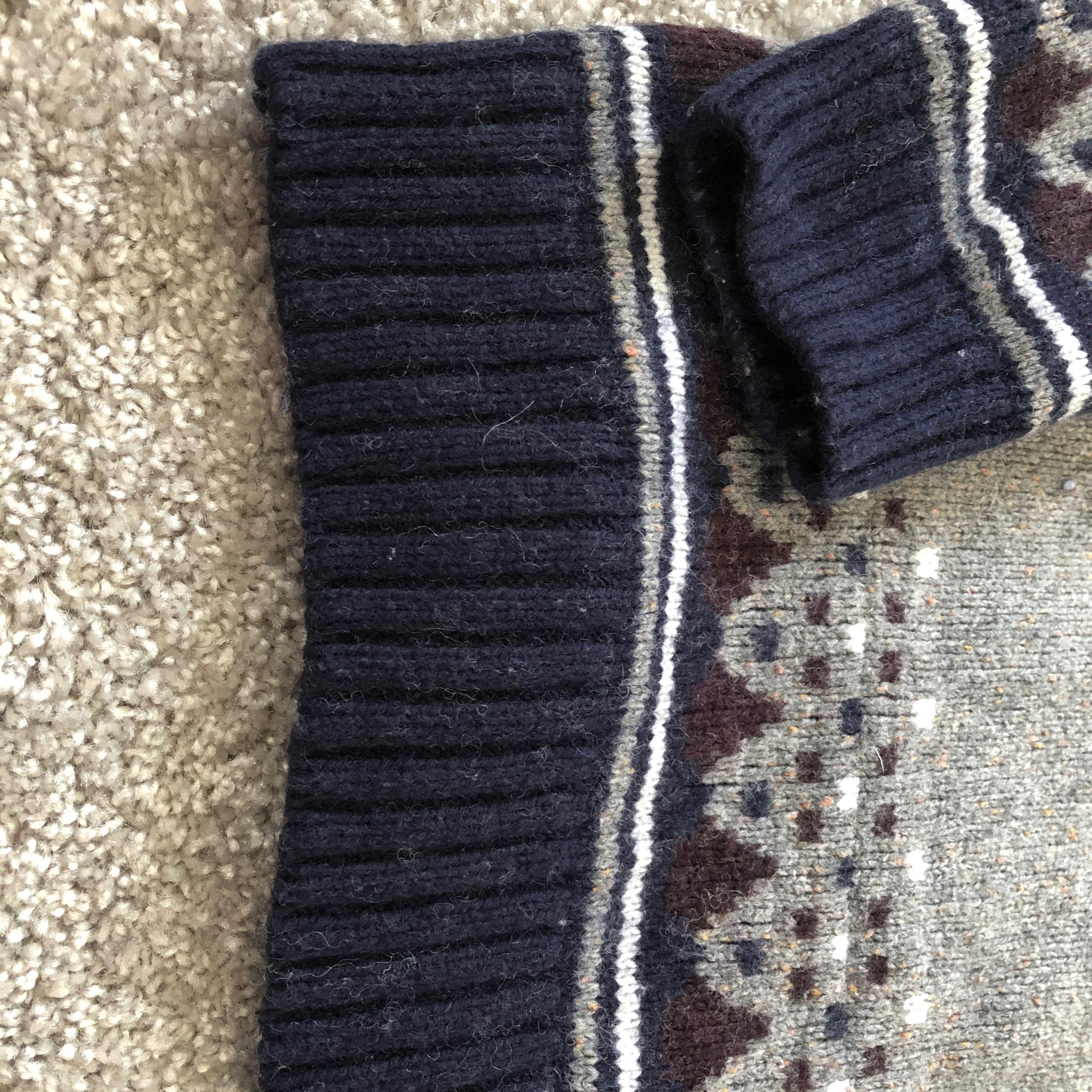 Wełniany sweter dziecięcy 5-6 lat 116 cm wełna