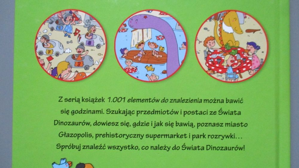 Świat Dinozaurów 1001 elementów do znalezienia Rea