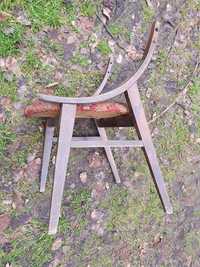 Krzesło skoczek na części prl stare zamojskie fabryki mebli