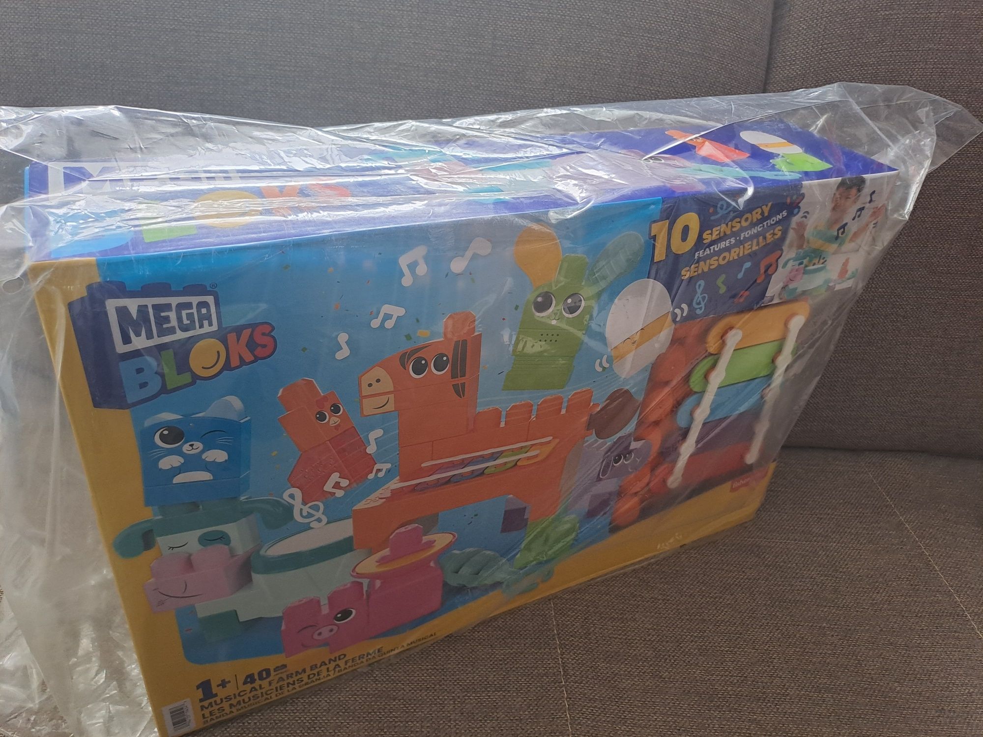 Mega Bloks Fisher Price Muzykalne zwierzątka z farmy okazja na prezent