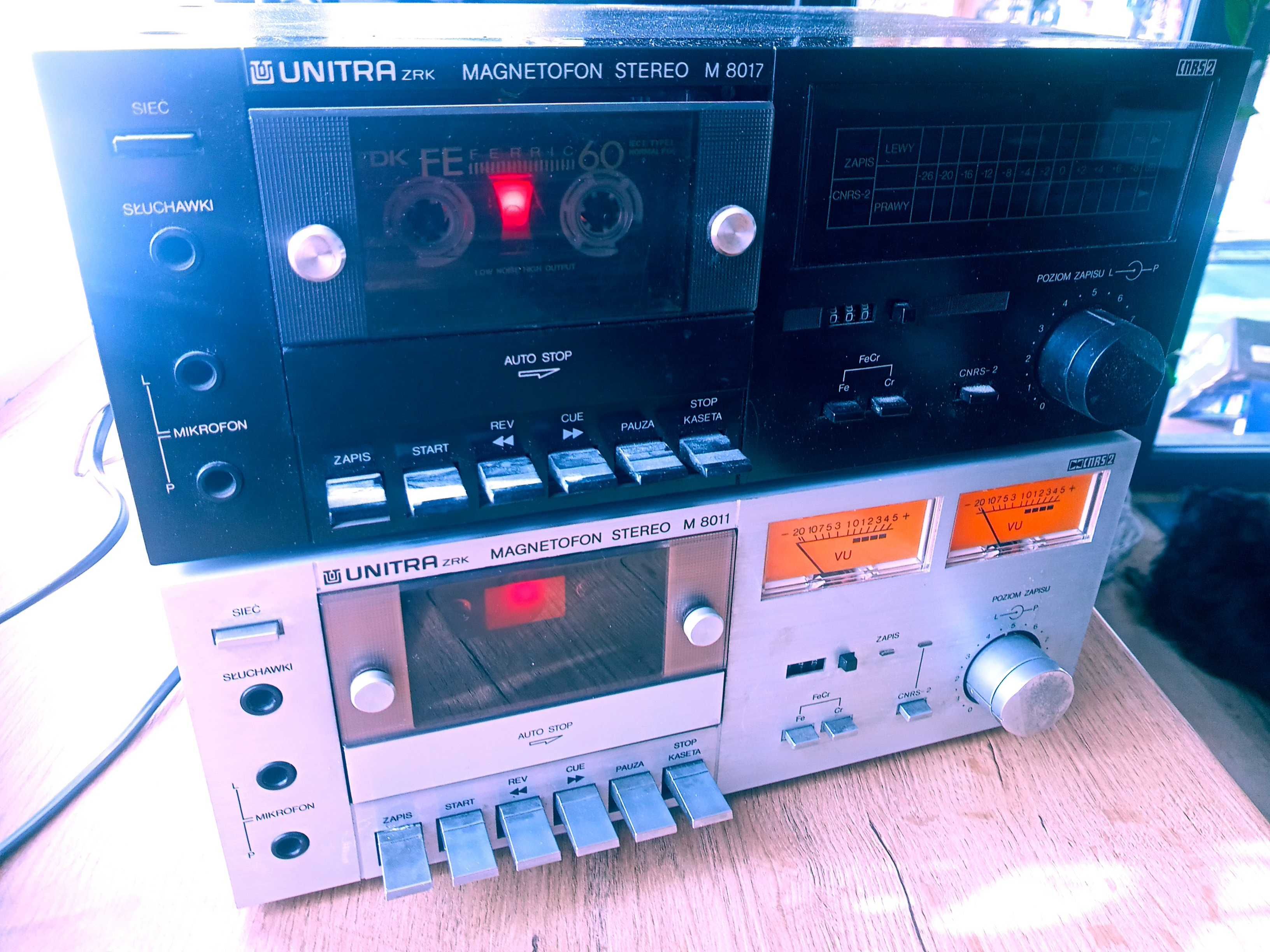 M 8010 - M 8017 Magnetofony kasetowe  unitra