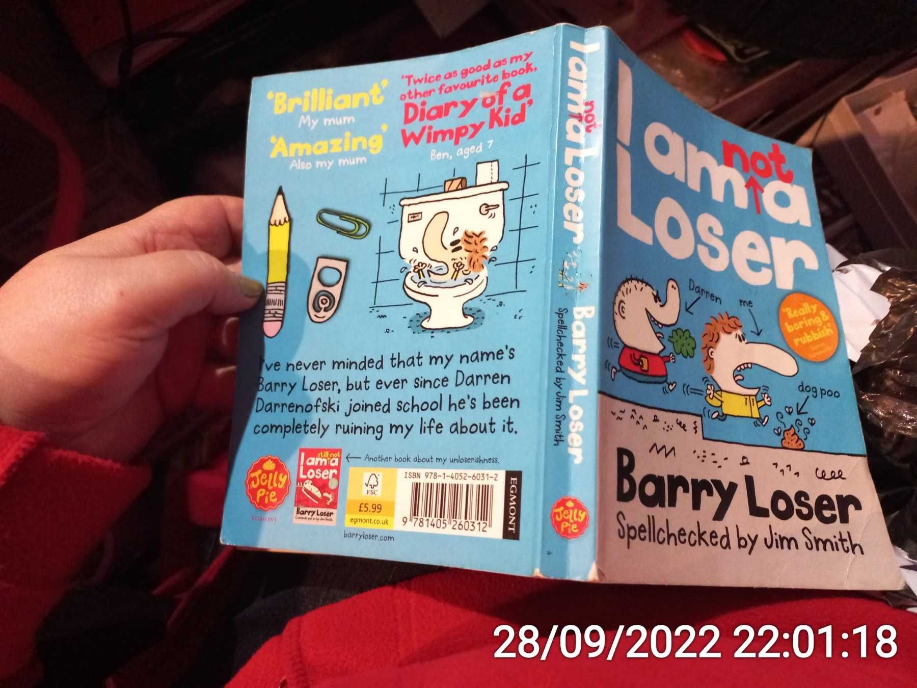 книга английский неудачник  Barry Loser: I am Not a Loser lama loser