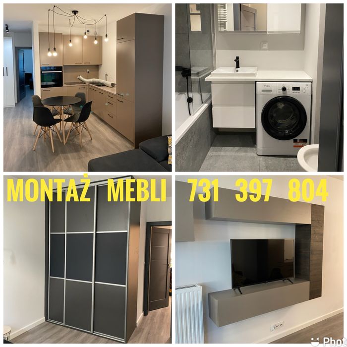 Montaz mebli z paczek, meble na wymiar,montaz listew przypodlogowych