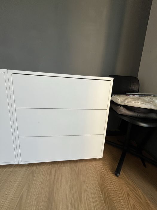 Modulo 3 gavetas branco Ikea
