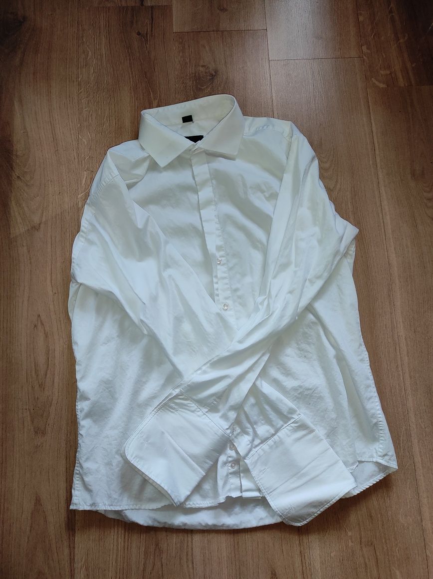 Koszula biała satynowa