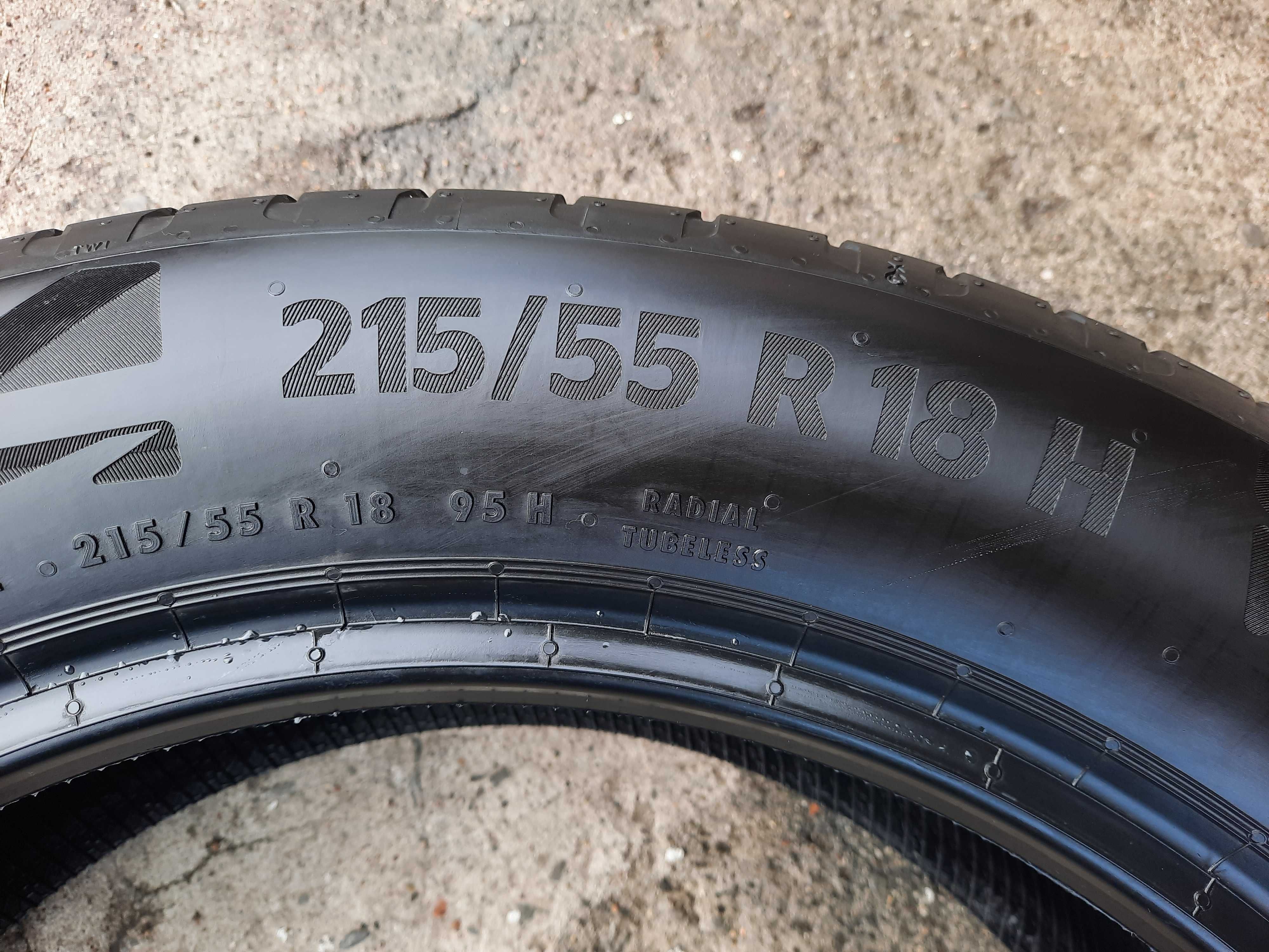Opony letnie klasy premium CONTINENTAL 215/55/18 NOWE DEMO 2025 r.