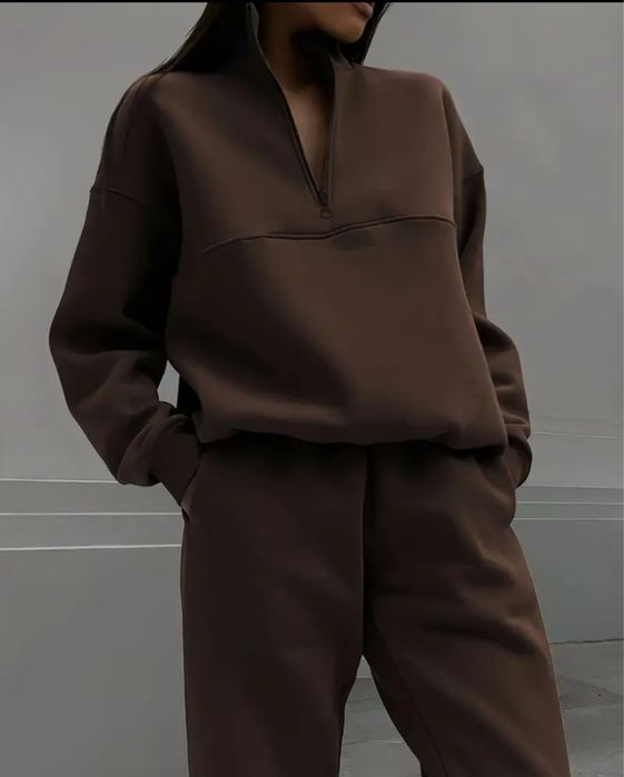 Шоколадний костюм еа флисе xl