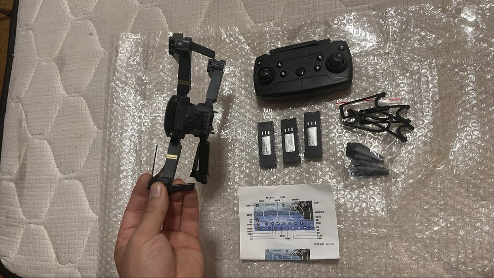 Drone E58 como novo usado 2 vezes
