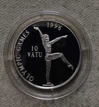 Вануату. СРІБЛО. Пруф. 10 вату 1996 рік. " Гімнастика"