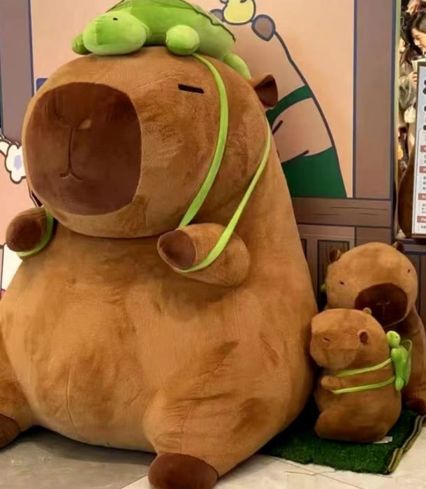 Капібара 23 30 40 48 75 100 см іграшка м'яка копібара капибара игрушка