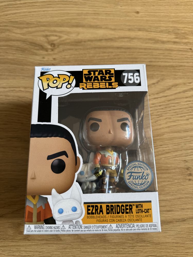 Figurka Funko Pop! Ezra with loth-cat Star Wars Rebels Rebelianci